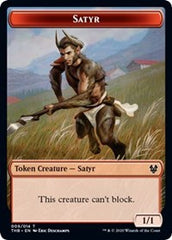 Satyr // Wolf Double-Sided Token [Theros Beyond Death Tokens] | Game Master's Emporium (The New GME)