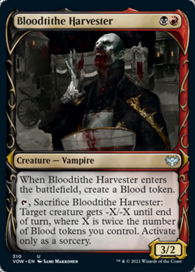Bloodtithe Harvester (Showcase Fang Frame) [Innistrad: Crimson Vow] | Game Master's Emporium (The New GME)
