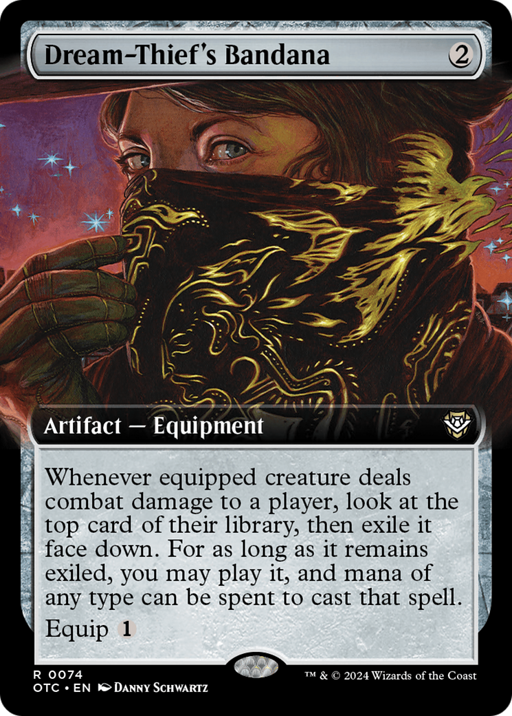 Dream-Thief's Bandana (Extended Art) [Outlaws of Thunder Junction Commander] | Game Master's Emporium (The New GME)