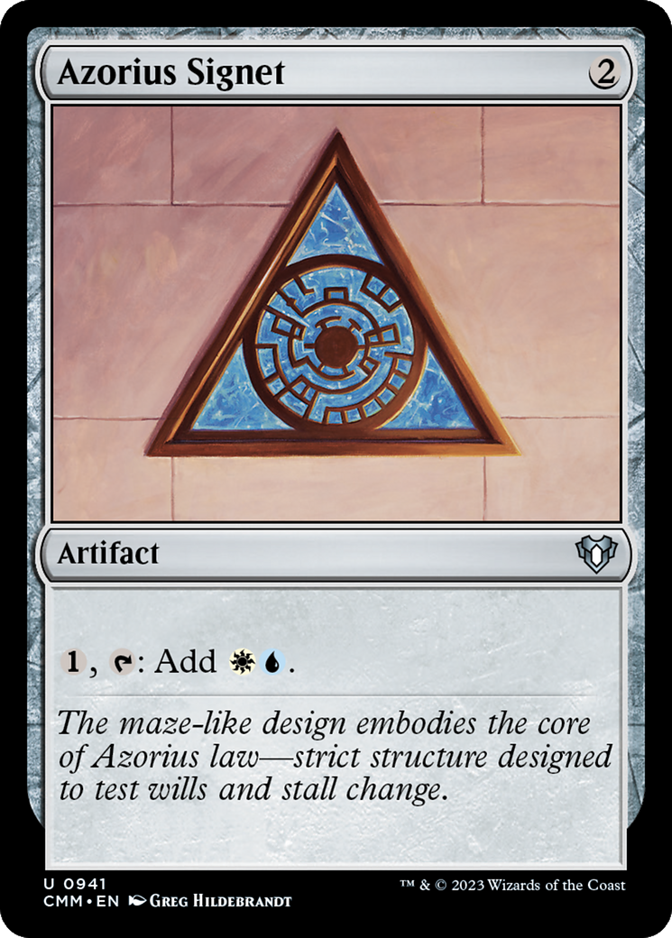 Azorius Signet [Commander Masters] | Game Master's Emporium (The New GME)