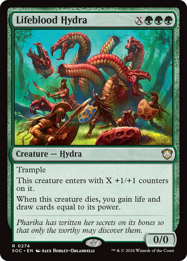 Lifeblood Hydra [Secrets of Strixhaven Commander] | Game Master's Emporium (The New GME)