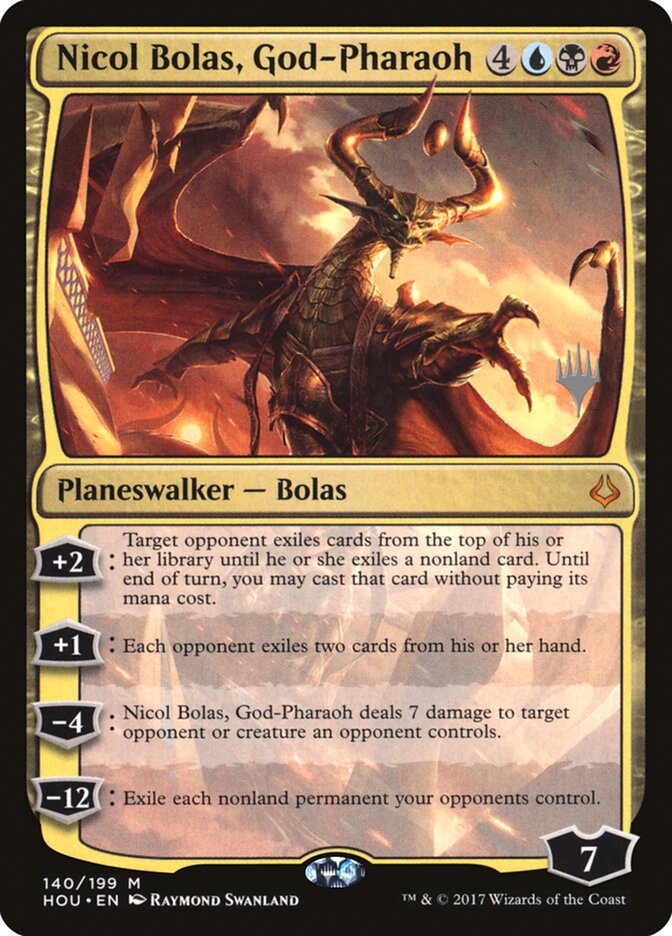Nicol Bolas, God-Pharaoh (Promo Pack) [Hour of Devastation Promos] | Game Master's Emporium (The New GME)
