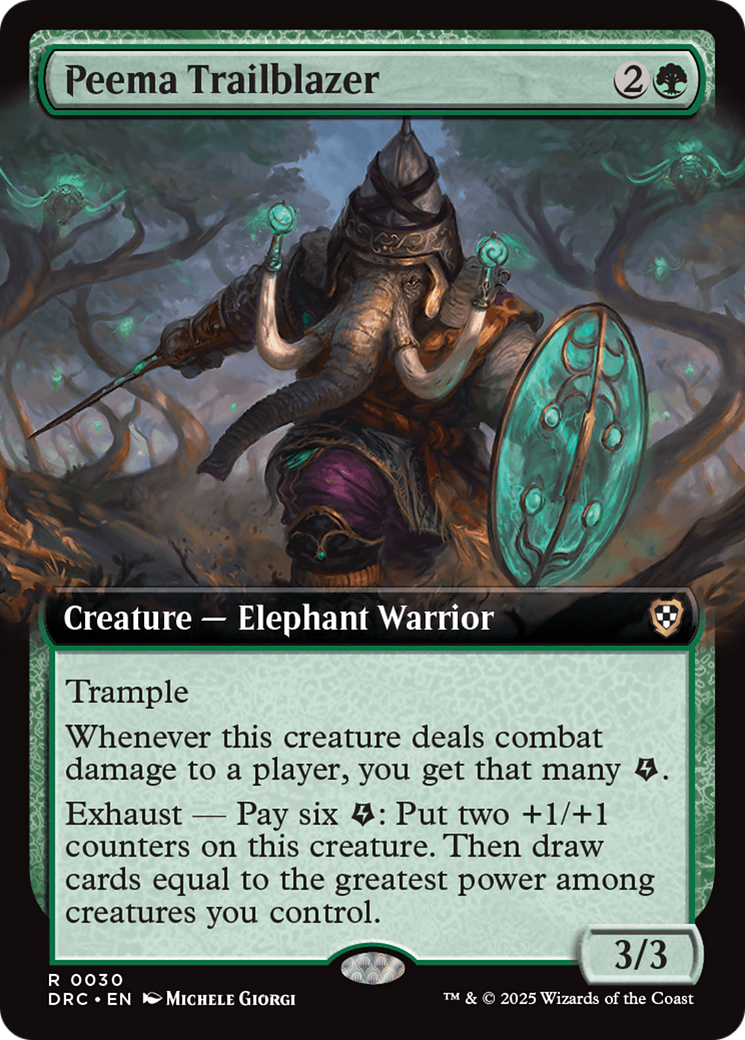 Peema Trailblazer (Extended Art) [Aetherdrift Commander] | Game Master's Emporium (The New GME)