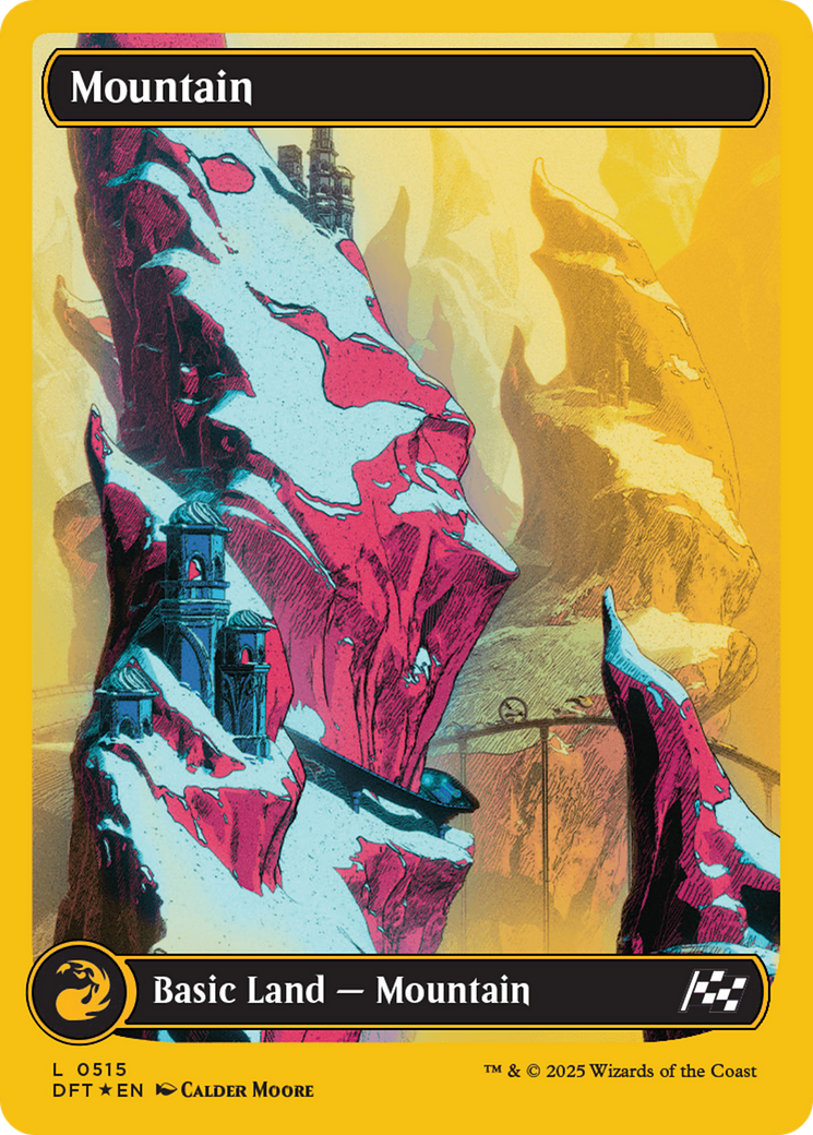 Mountain (0515) (First-Place Foil) [Aetherdrift] | Game Master's Emporium (The New GME)