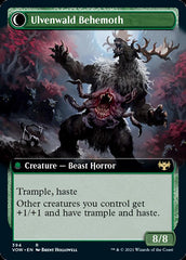 Ulvenwald Oddity // Ulvenwald Behemoth (Extended Art) [Innistrad: Crimson Vow] | Game Master's Emporium (The New GME)