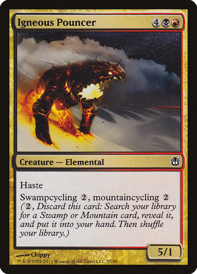Igneous Pouncer [Duel Decks: Ajani vs. Nicol Bolas] | Game Master's Emporium (The New GME)