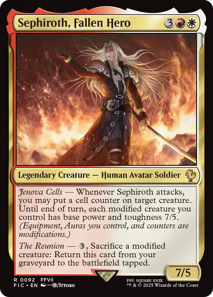Sephiroth, Fallen Hero [FINAL FANTASY Commander] | Game Master's Emporium (The New GME)