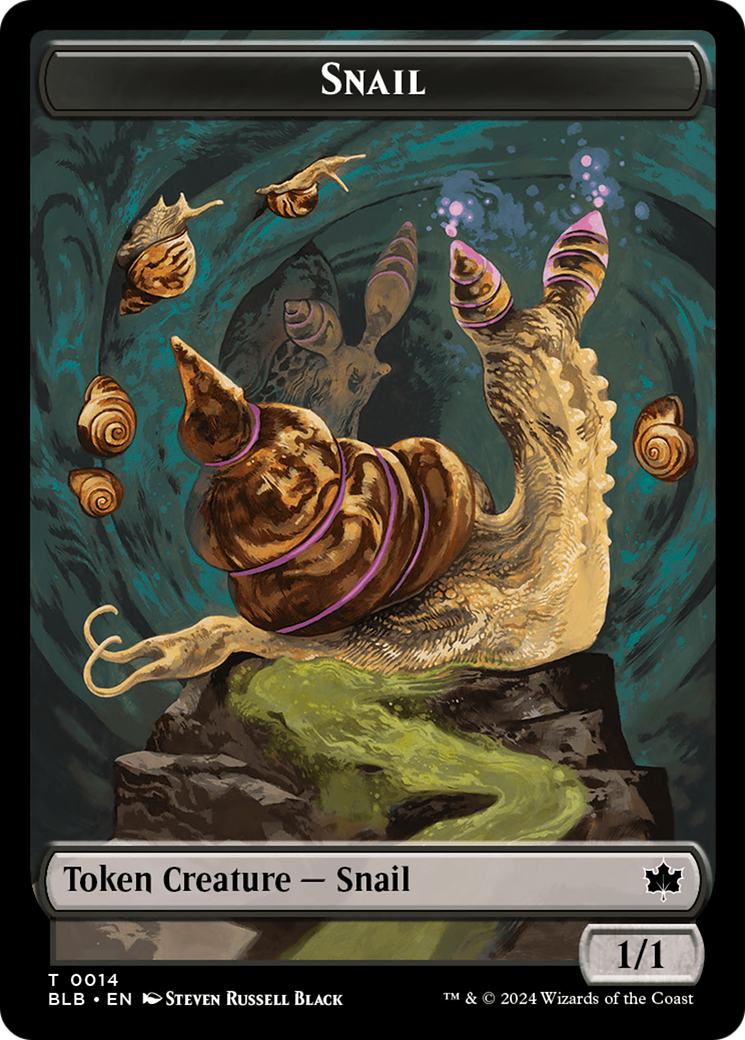 Snail Token [Bloomburrow Tokens] | Game Master's Emporium (The New GME)