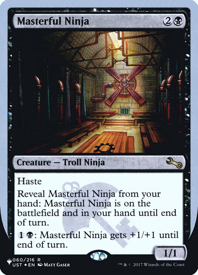 Masterful Ninja (Unfinity Foil Edition) [The List] | Game Master's Emporium (The New GME)