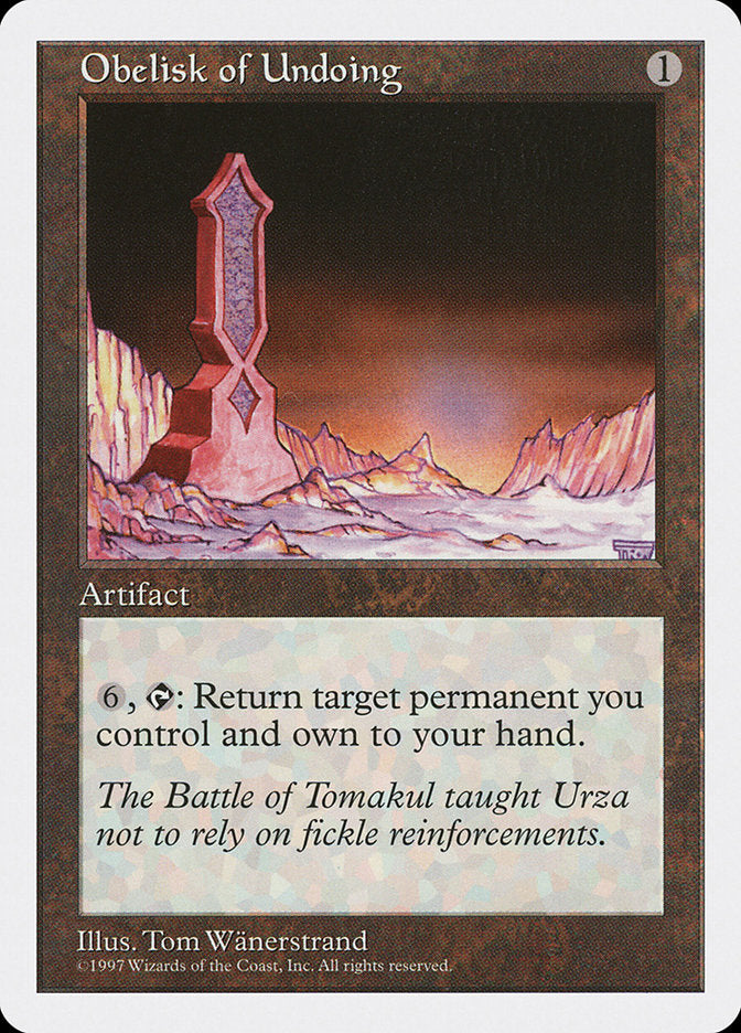 Obelisk of Undoing [Fifth Edition] | Game Master's Emporium (The New GME)