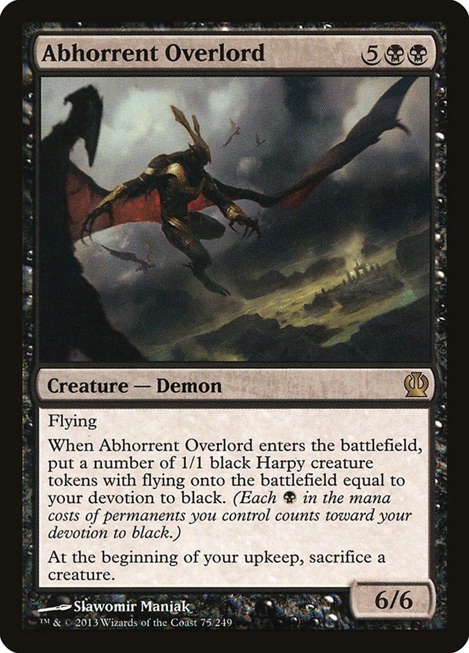 Abhorrent Overlord [Theros] | Game Master's Emporium (The New GME)