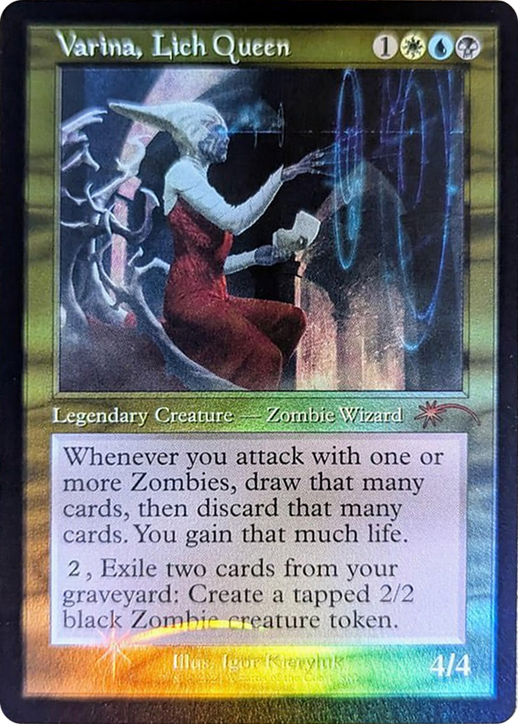 Varina, Lich Queen (Retro Frame) [Secret Lair Drop Series] | Game Master's Emporium (The New GME)