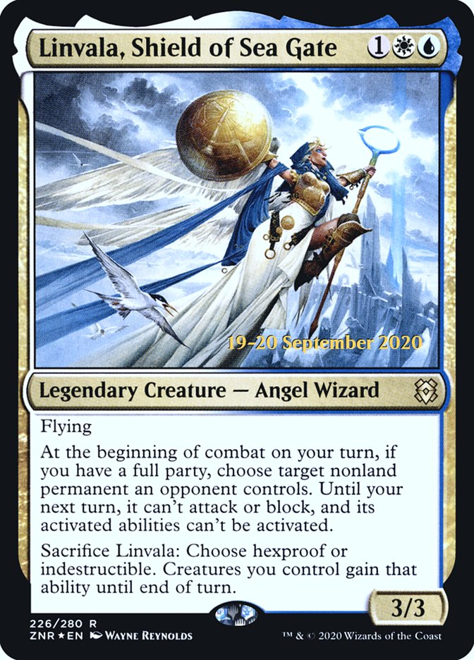 Linvala, Shield of Sea Gate [Zendikar Rising Prerelease Promos] | Game Master's Emporium (The New GME)