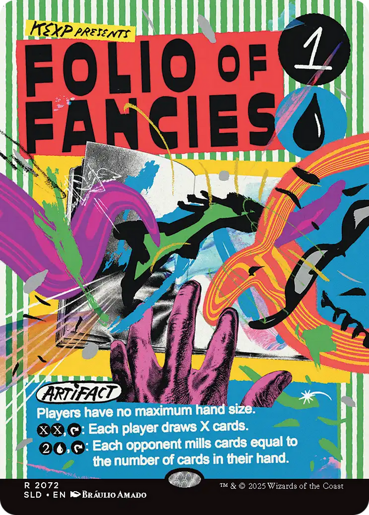 Folio of Fancies (Rainbow Foil) [Secret Lair Drop Series] | Game Master's Emporium (The New GME)