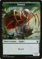 Human Soldier // Spider Double-Sided Token [Theros Beyond Death Tokens] | Game Master's Emporium (The New GME)