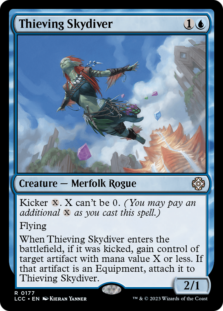 Thieving Skydiver [The Lost Caverns of Ixalan Commander] | Game Master's Emporium (The New GME)