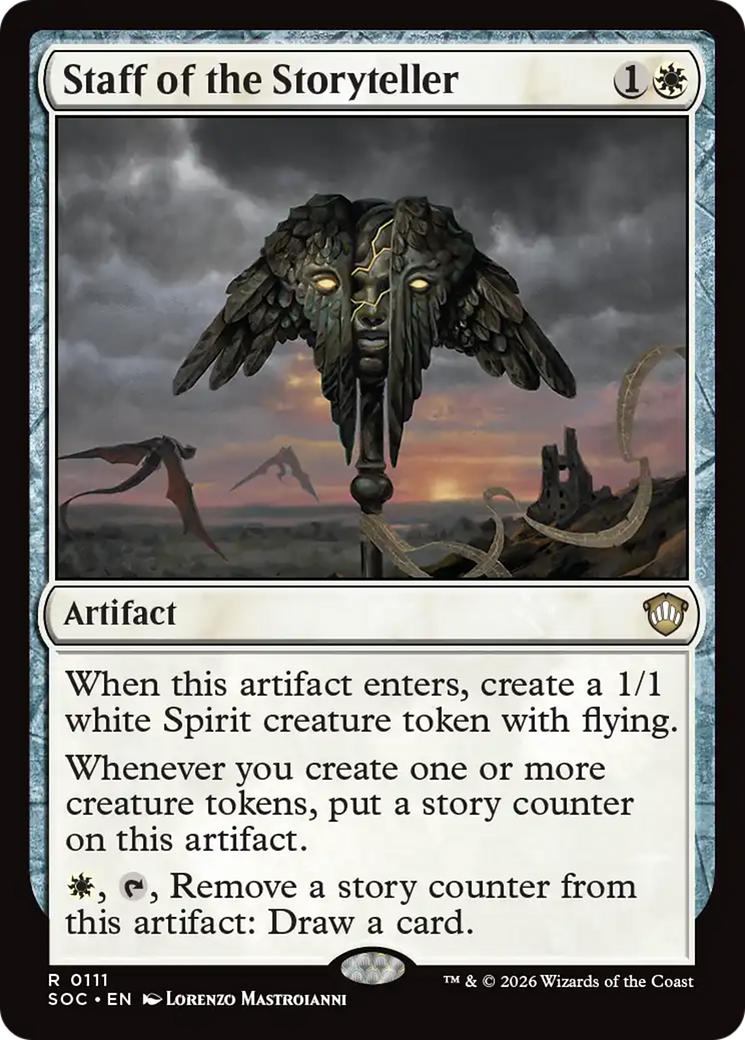 Staff of the Storyteller [Secrets of Strixhaven Commander] | Game Master's Emporium (The New GME)