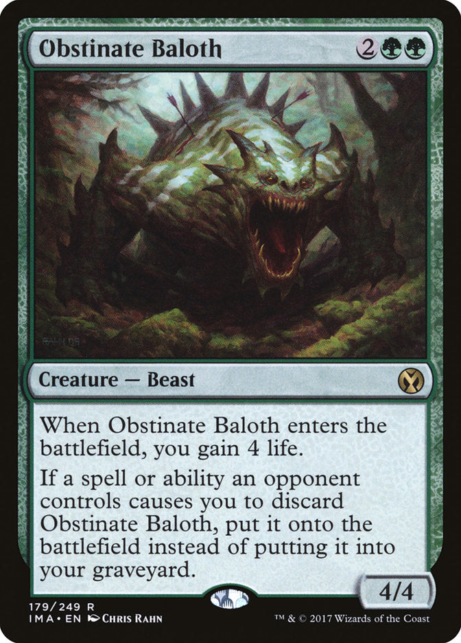 Obstinate Baloth [Iconic Masters] | Game Master's Emporium (The New GME)