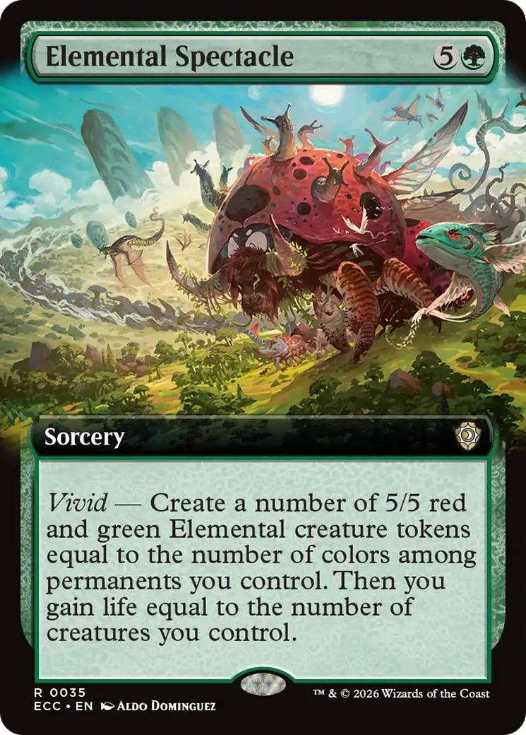 Elemental Spectacle (Extended Art) [Lorwyn Eclipsed Commander] | Game Master's Emporium (The New GME)