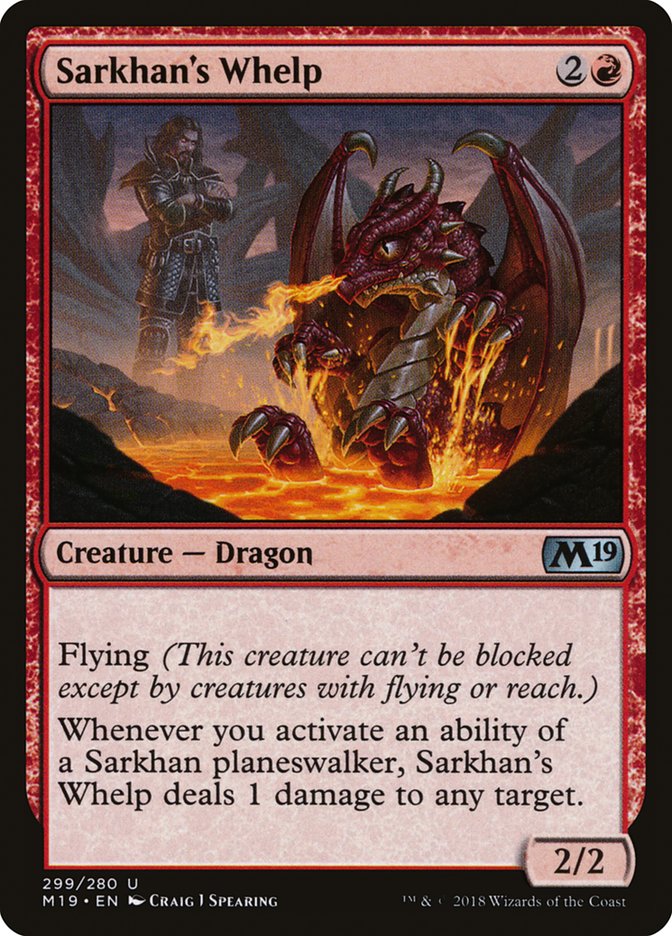 Sarkhan's Whelp [Core Set 2019] | Game Master's Emporium (The New GME)