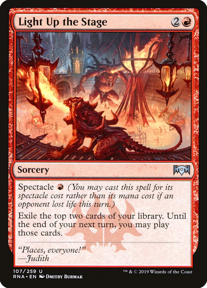 Light Up the Stage [Ravnica Allegiance] | Game Master's Emporium (The New GME)