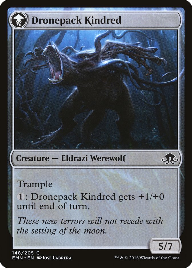 Vildin-Pack Outcast // Dronepack Kindred [Eldritch Moon] | Game Master's Emporium (The New GME)