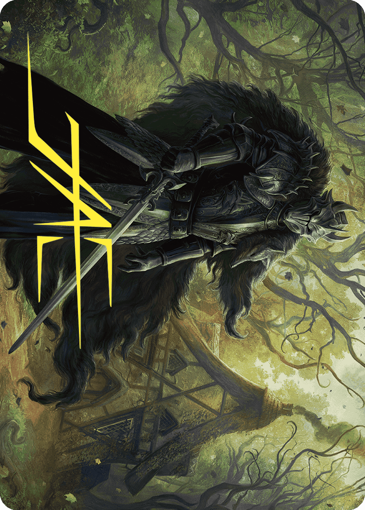 Agatha's Champion Art Card (Gold-Stamped Signature) [Wilds of Eldraine Art Series] | Game Master's Emporium (The New GME)