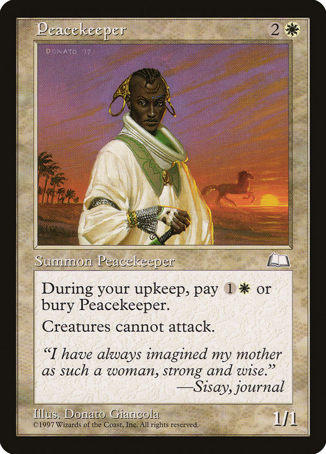 Peacekeeper [Weatherlight] | Game Master's Emporium (The New GME)