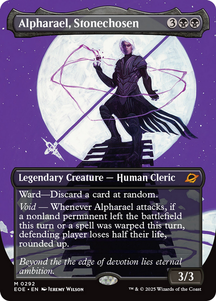 Alpharael, Stonechosen (Borderless) [Edge of Eternities] | Game Master's Emporium (The New GME)