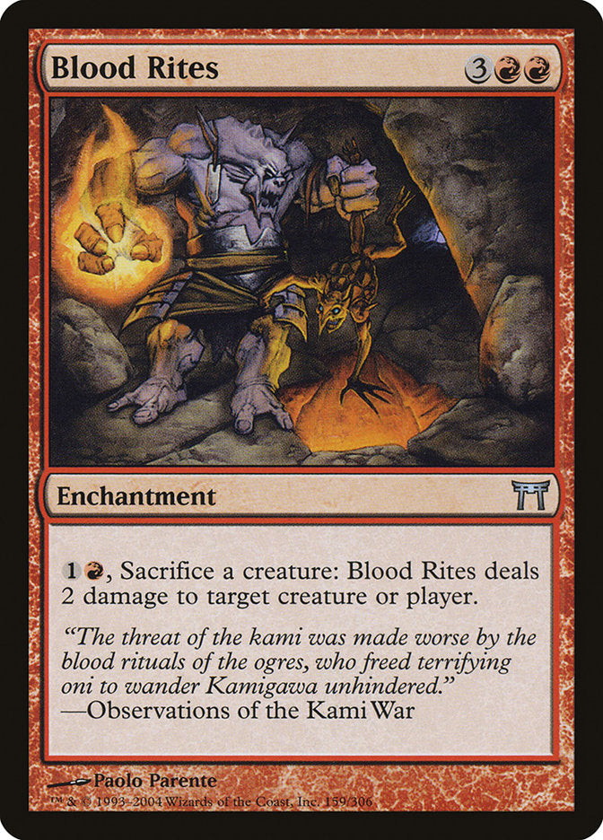Blood Rites [Champions of Kamigawa] | Game Master's Emporium (The New GME)