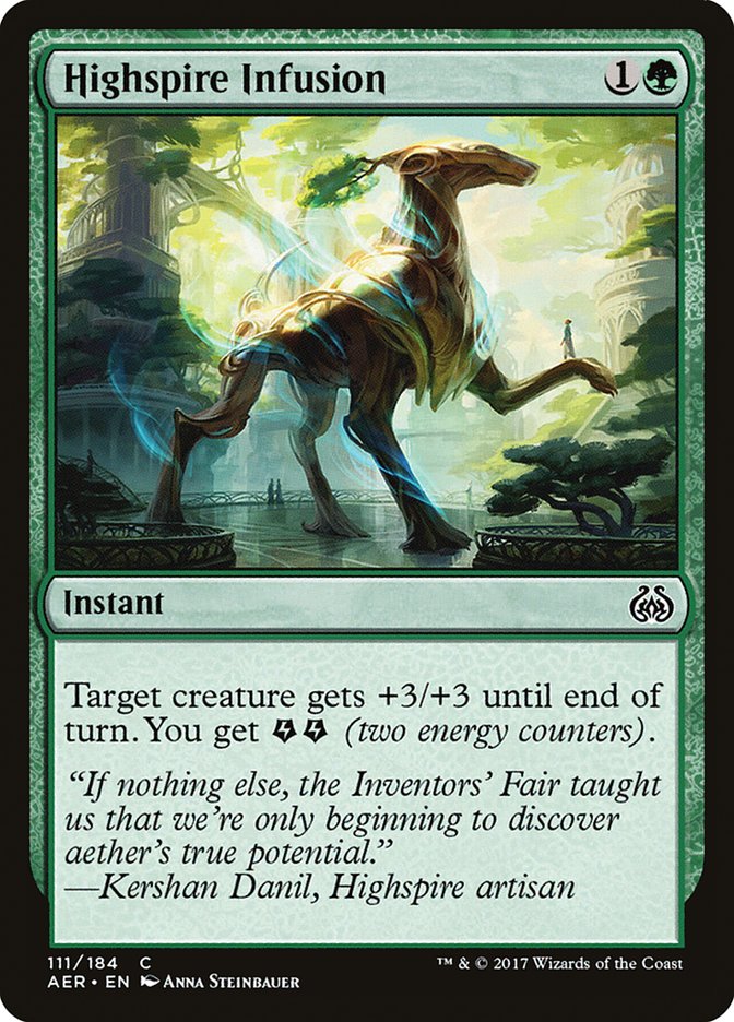 Highspire Infusion [Aether Revolt] | Game Master's Emporium (The New GME)