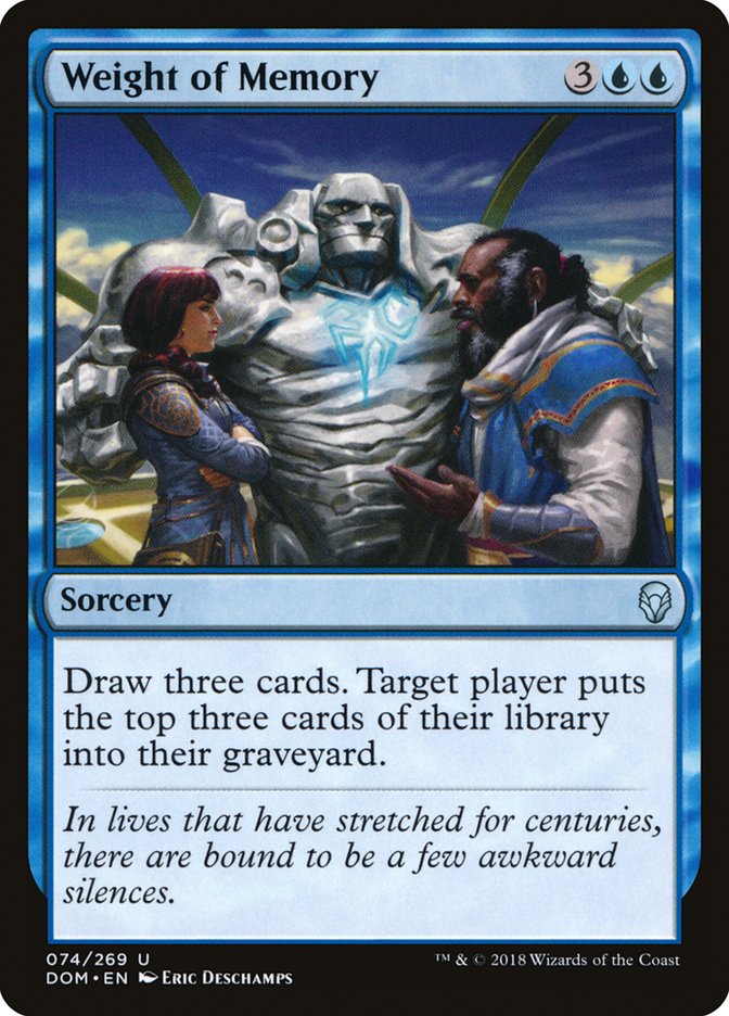 Weight of Memory [Dominaria] | Game Master's Emporium (The New GME)