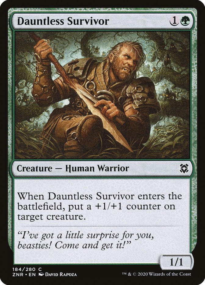 Dauntless Survivor [Zendikar Rising] | Game Master's Emporium (The New GME)