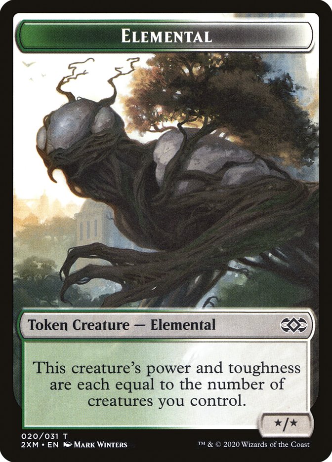 Clue // Elemental Double-Sided Token [Double Masters Tokens] | Game Master's Emporium (The New GME)