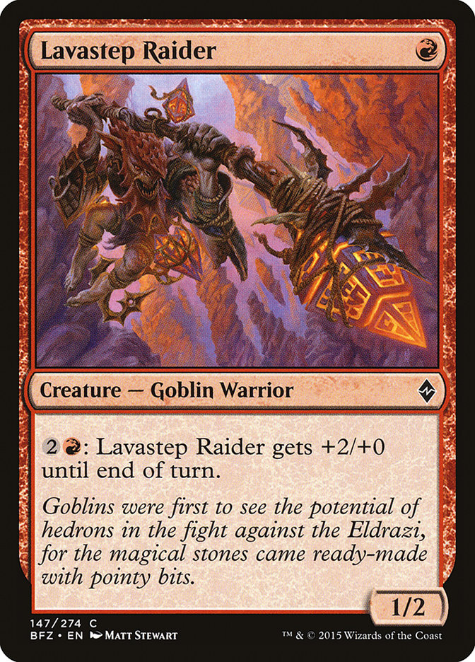 Lavastep Raider [Battle for Zendikar] | Game Master's Emporium (The New GME)