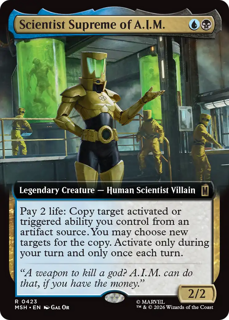 Scientist Supreme of A.I.M. (Extended Art) [Marvel Super Heroes] | Game Master's Emporium (The New GME)