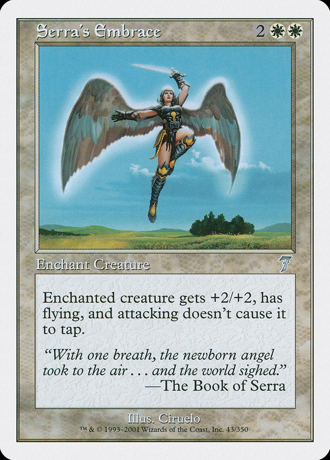 Serra's Embrace [Seventh Edition] | Game Master's Emporium (The New GME)