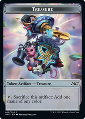 Teddy Bear // Treasure (013) Double-Sided Token [Unfinity Tokens] | Game Master's Emporium (The New GME)
