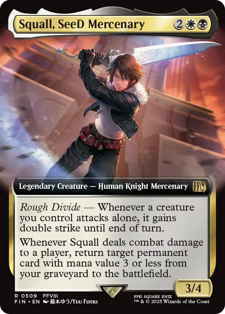 Squall, SeeD Mercenary (Extended Art) [FINAL FANTASY] | Game Master's Emporium (The New GME)