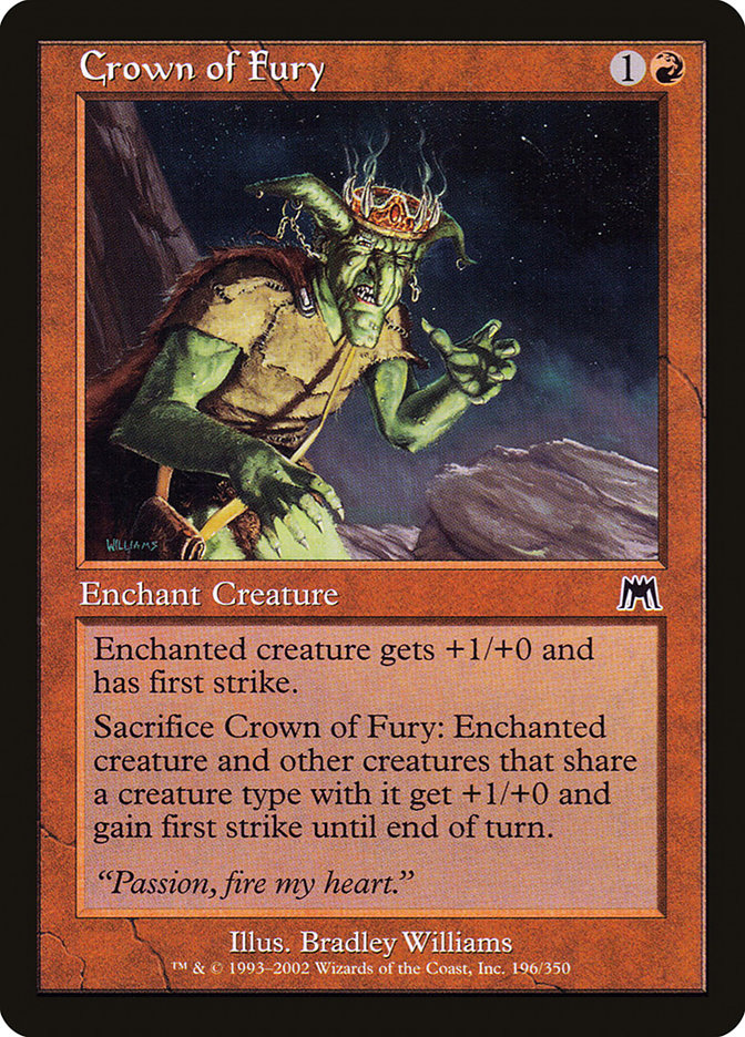 Crown of Fury [Onslaught] | Game Master's Emporium (The New GME)
