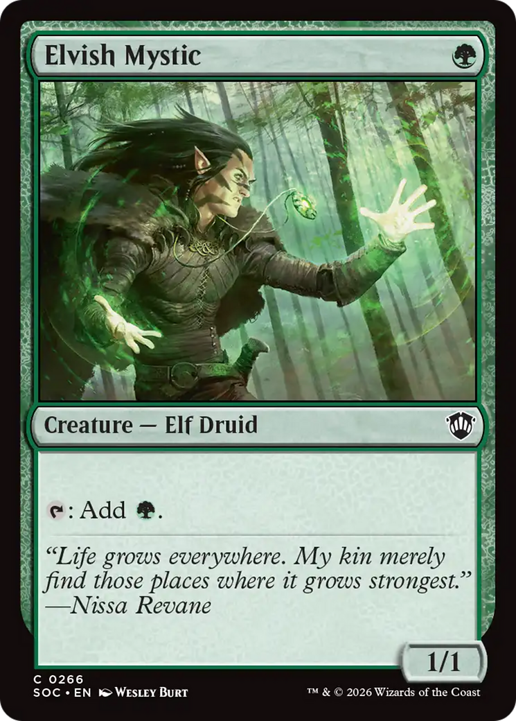 Elvish Mystic [Secrets of Strixhaven Commander] | Game Master's Emporium (The New GME)