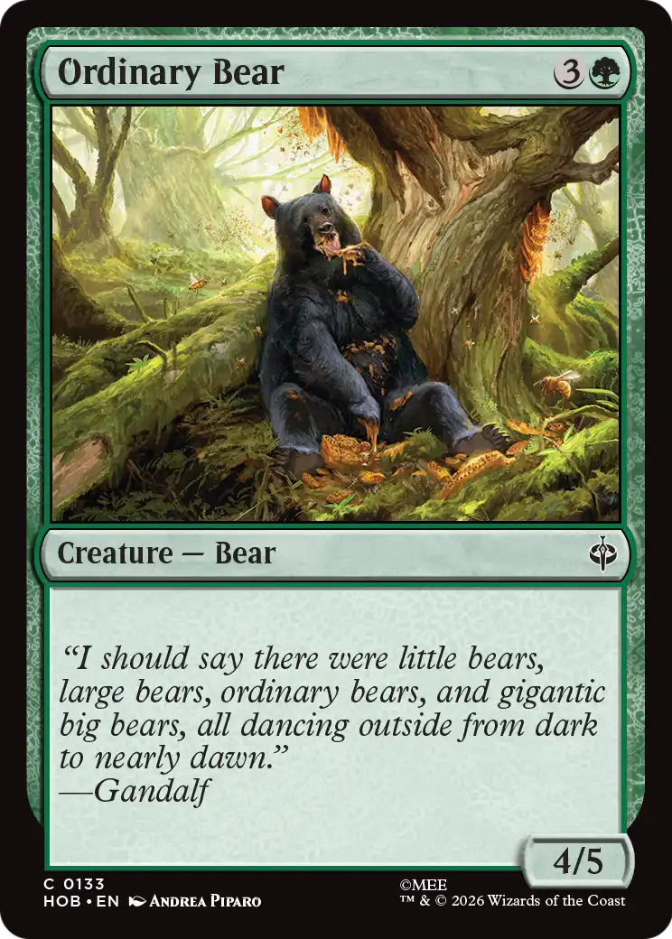 Ordinary Bear [The Hobbit] | Game Master's Emporium (The New GME)