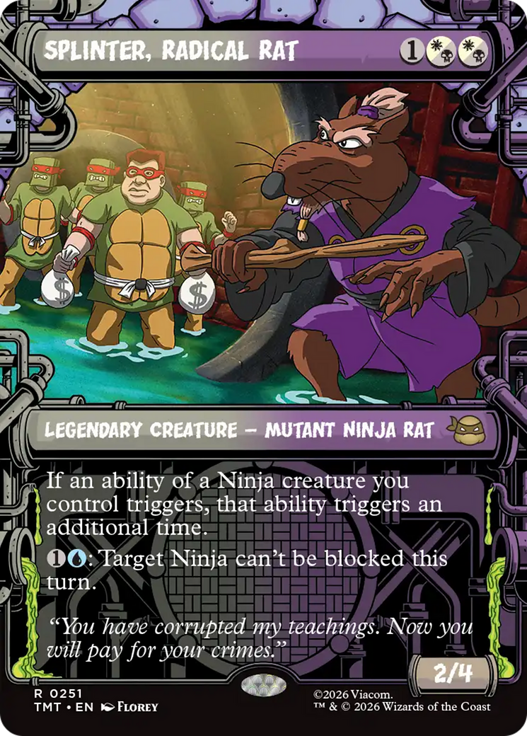 Splinter, Radical Rat (Showcase) [Teenage Mutant Ninja Turtles] | Game Master's Emporium (The New GME)