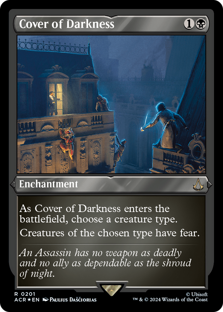 Cover of Darkness (Foil Etched) [Assassin's Creed] | Game Master's Emporium (The New GME)