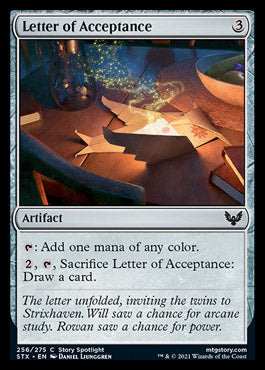 Letter of Acceptance [Strixhaven: School of Mages] | Game Master's Emporium (The New GME)