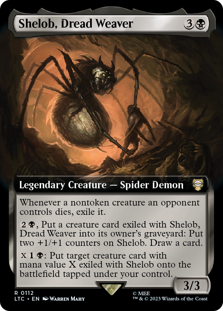 Shelob, Dread Weaver (Extended Art) [The Lord of the Rings: Tales of Middle-Earth Commander] | Game Master's Emporium (The New GME)