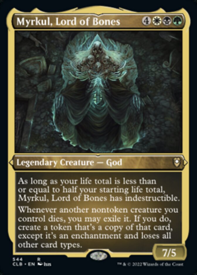 Myrkul, Lord of Bones (Foil Etched) [Commander Legends: Battle for Baldur's Gate] | Game Master's Emporium (The New GME)
