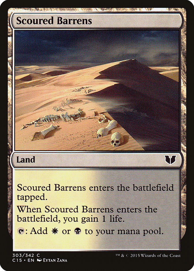 Scoured Barrens [Commander 2015] | Game Master's Emporium (The New GME)