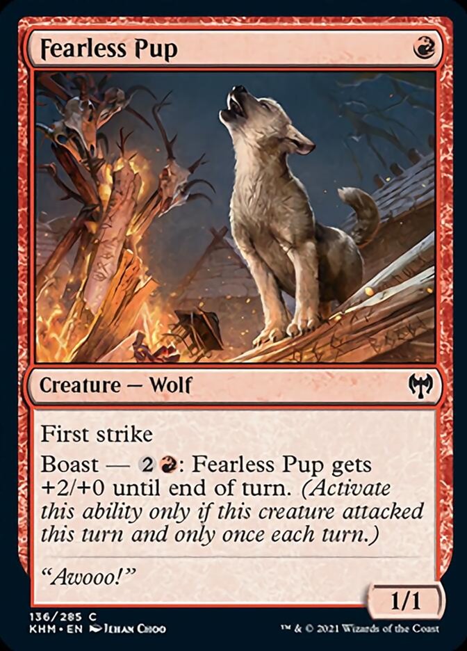 Fearless Pup [Kaldheim] | Game Master's Emporium (The New GME)