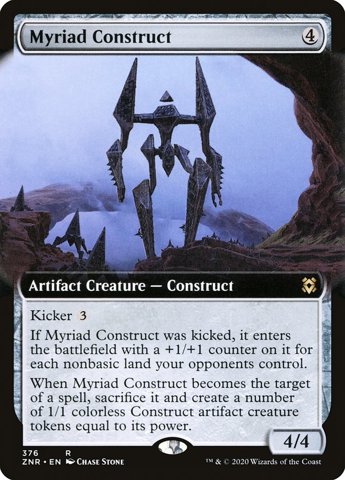 Myriad Construct (Extended Art) [Zendikar Rising] | Game Master's Emporium (The New GME)
